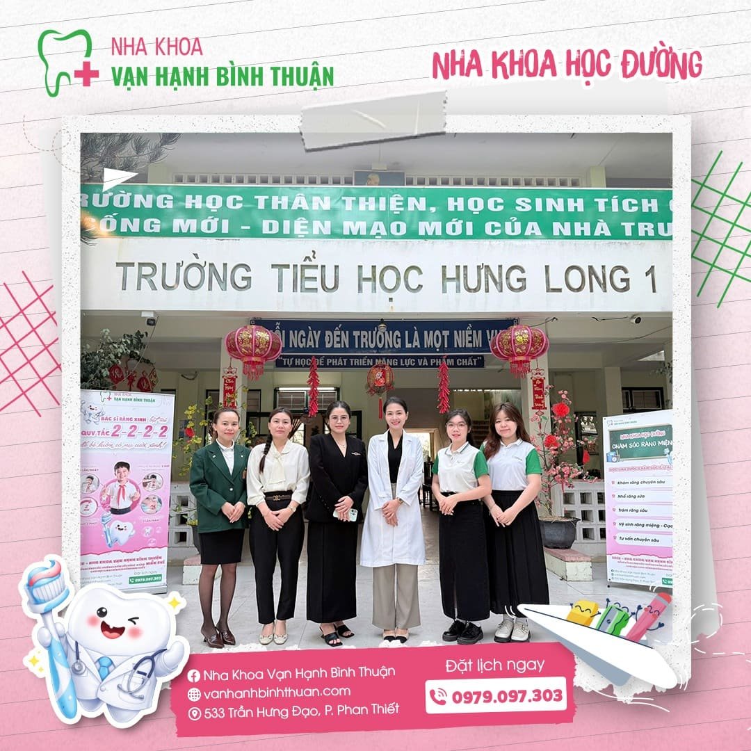 Chương trình Nha Khoa Học Đường tại Trường Tiểu học Hưng Long 1